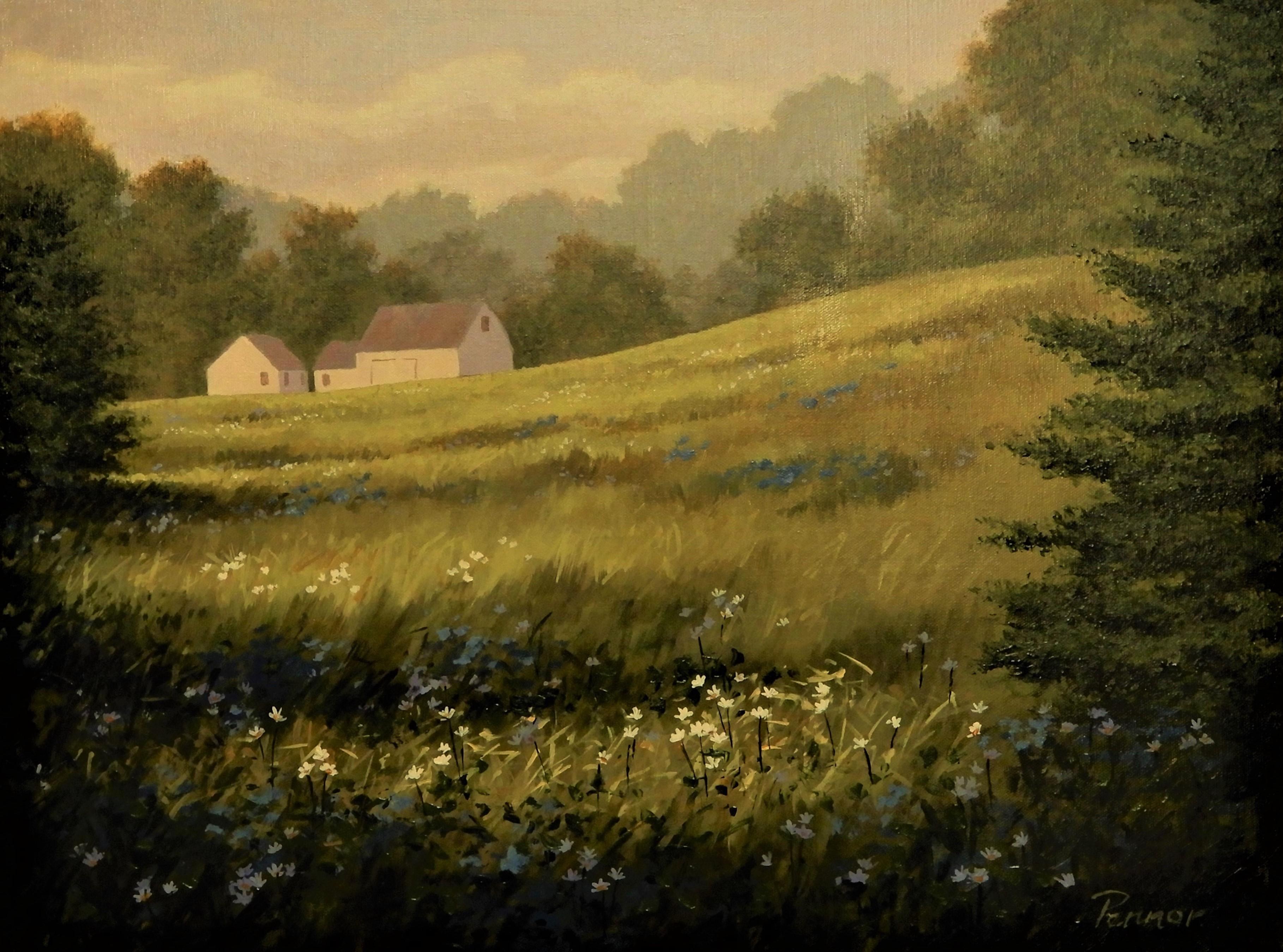 Hillside Meadow - Art by Robert Pennor