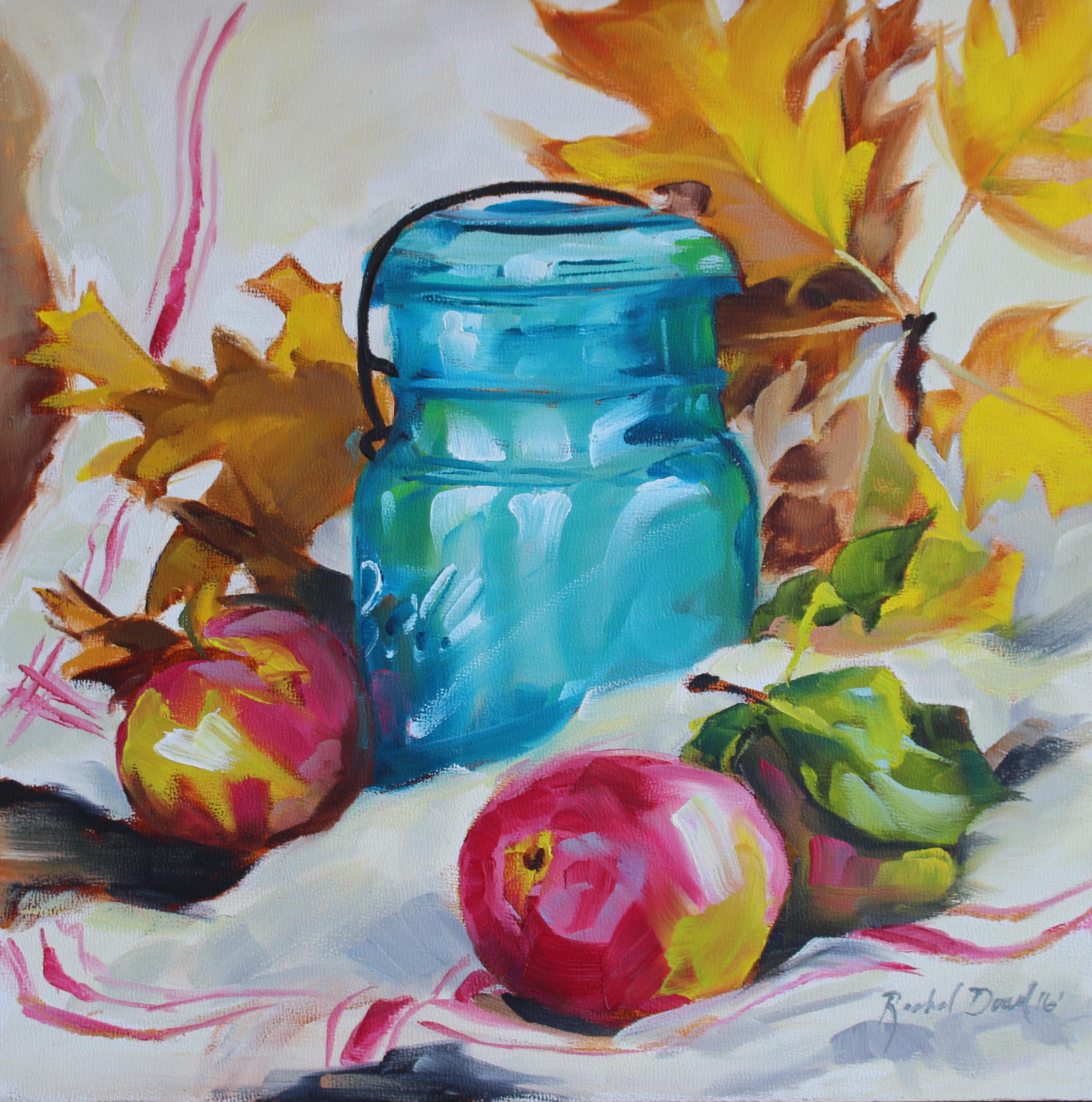 Rachel Dowd Still-Life Painting - Made On The Farm