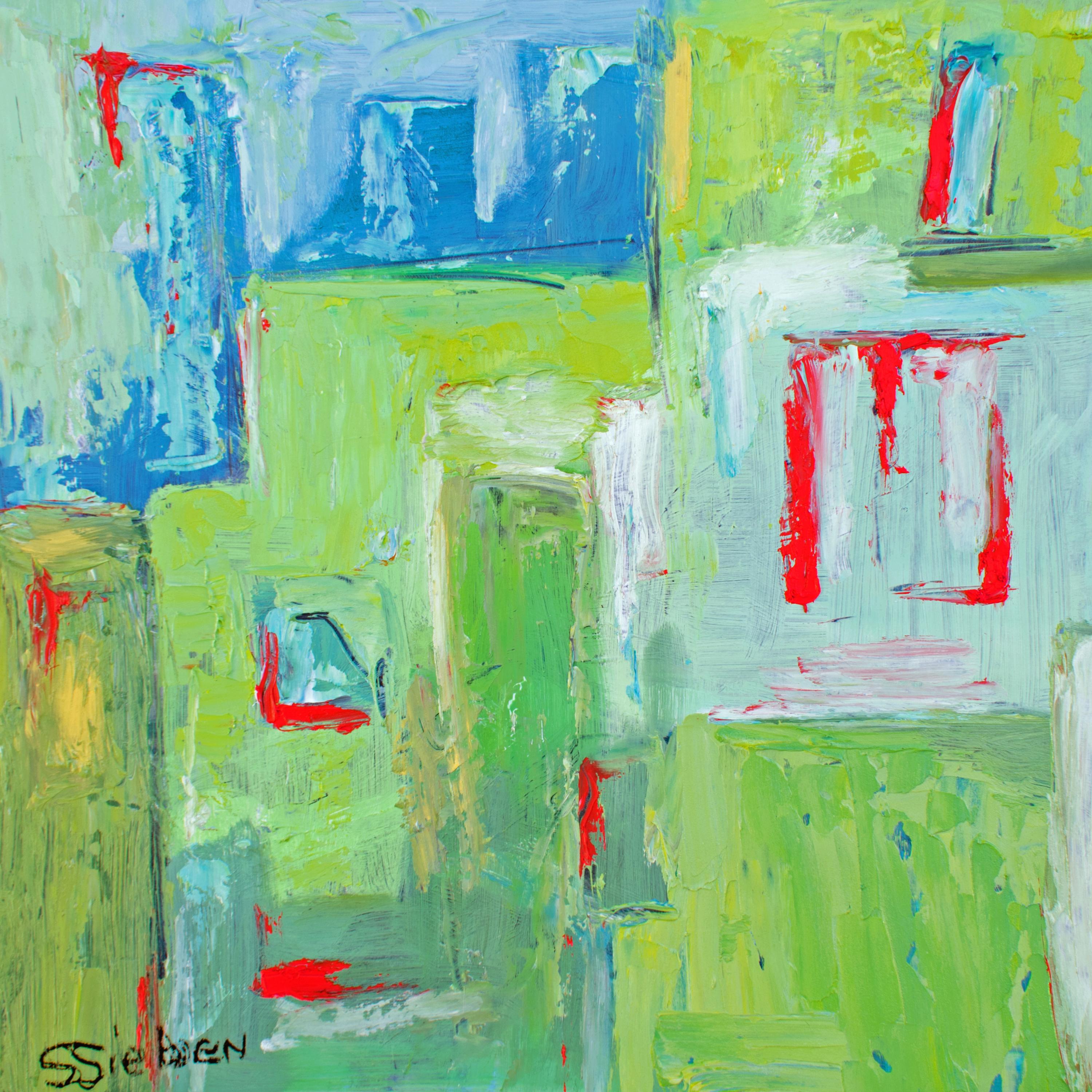 Sharon Sieben Abstract Painting - Windows