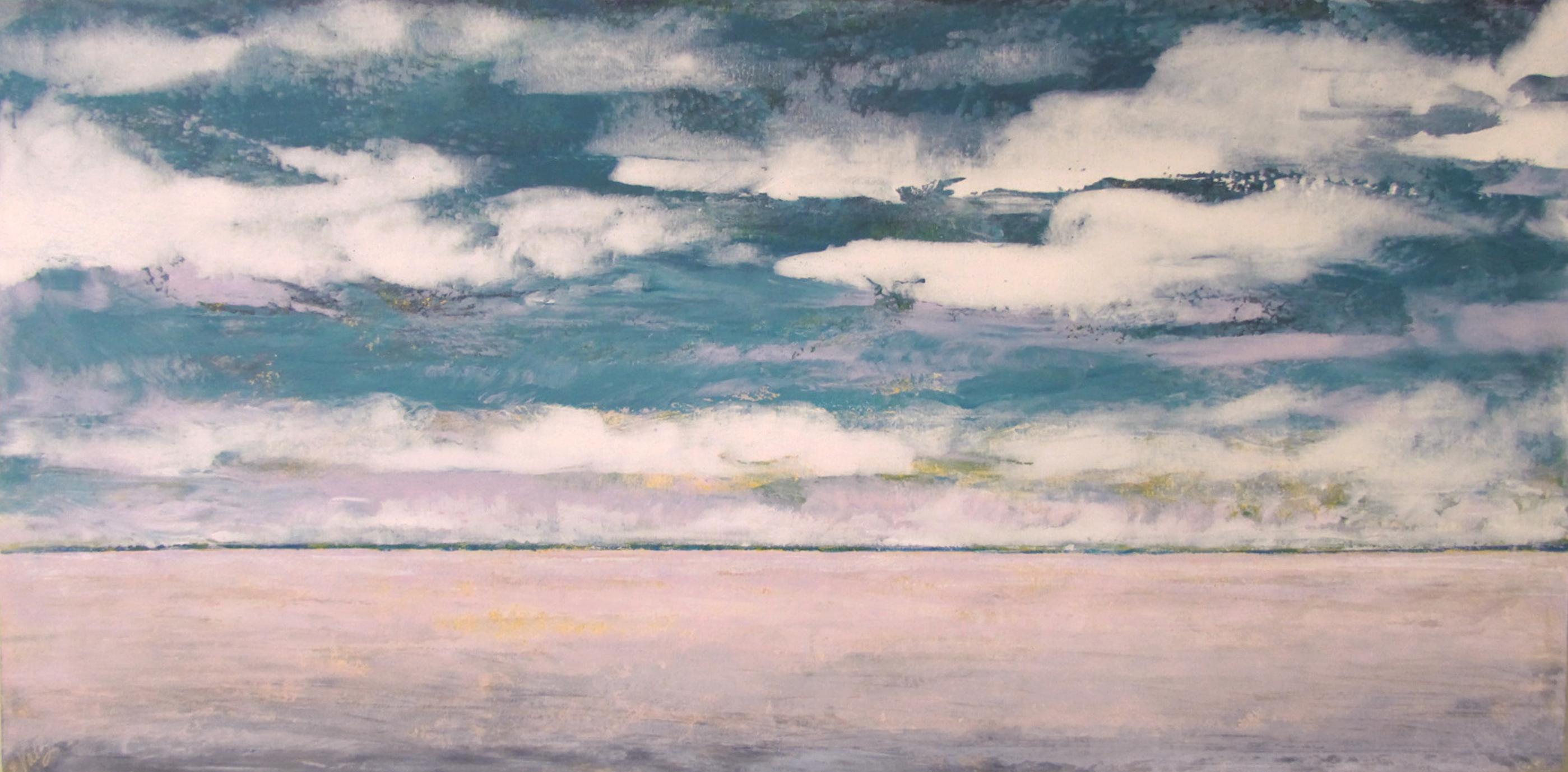 Valerie Berkely Landscape Painting - Cloud Scape, Oil Painting