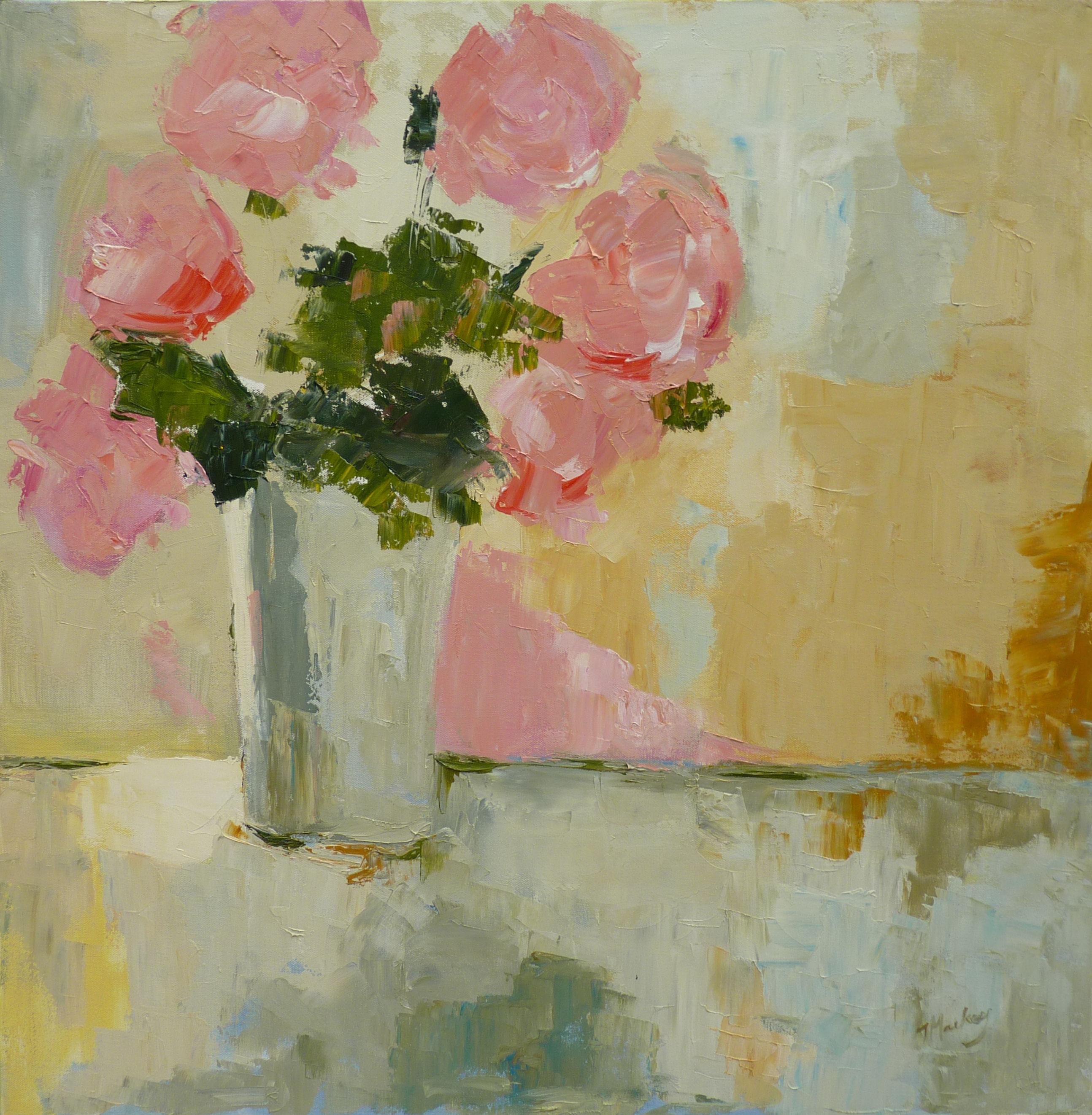 Judy Mackey Still-Life Painting - Spring Flowers
