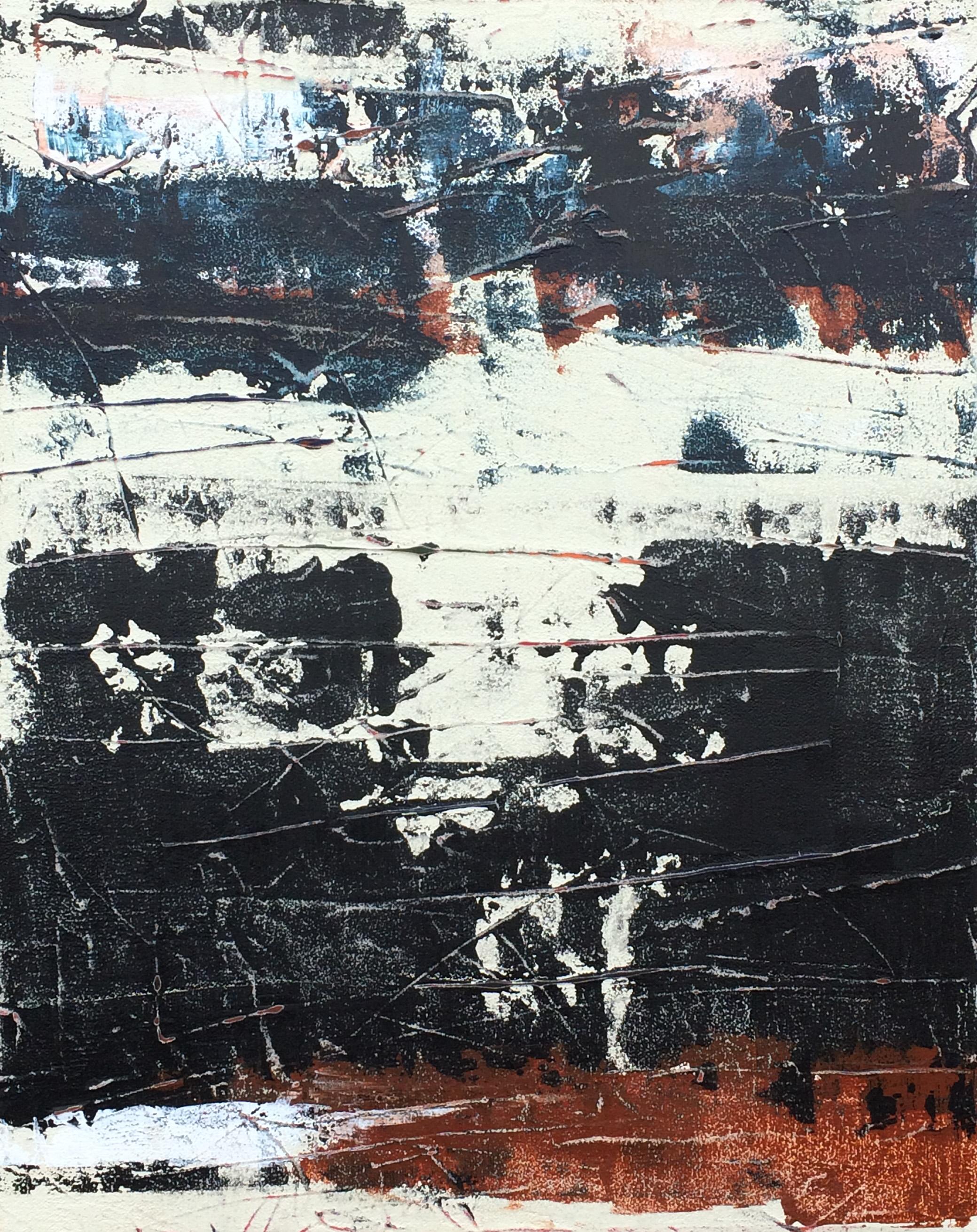 Abstract Painting di Gary J. Noland Jr. - Il buco dentro