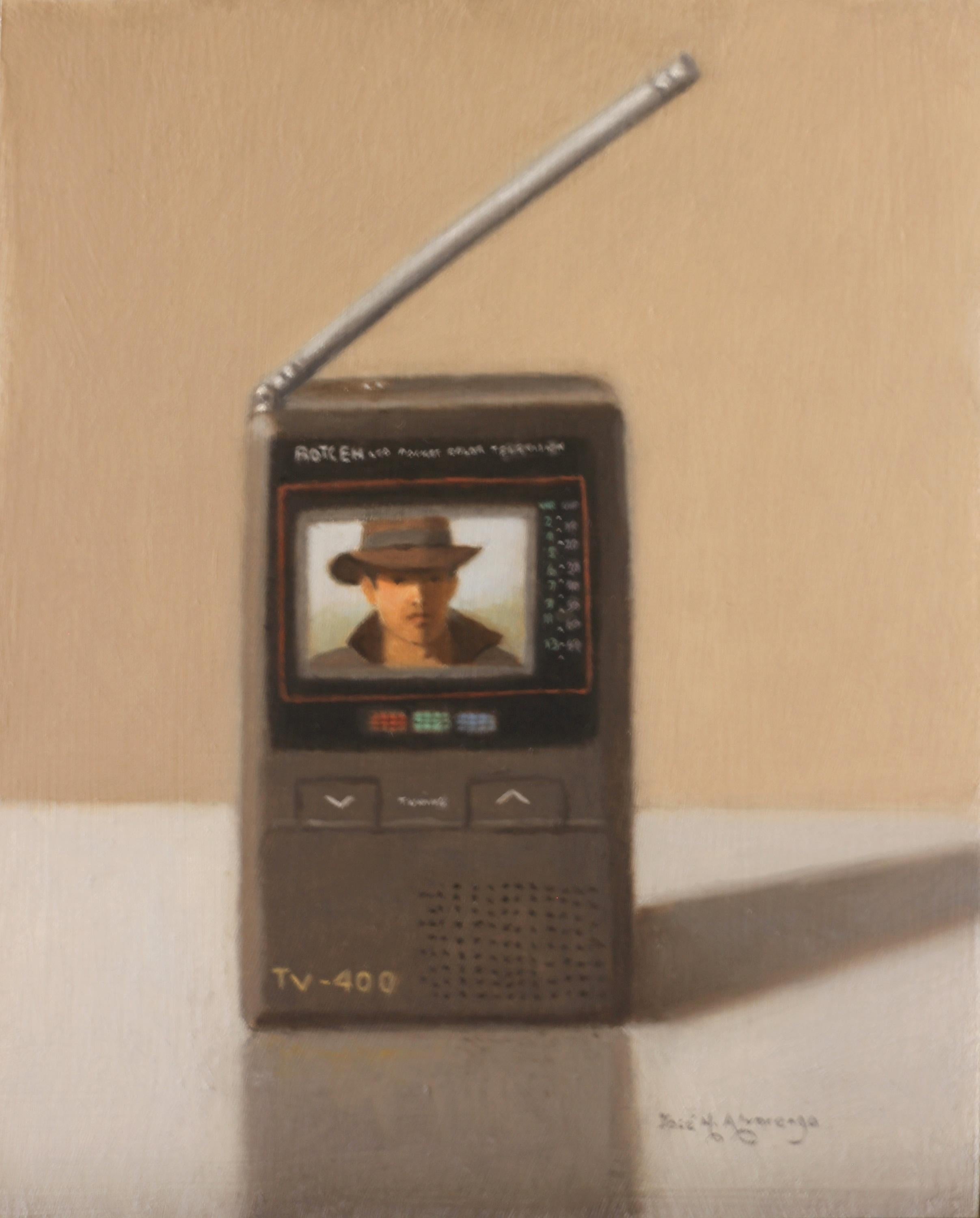 Jose H. Alvarenga Still-Life Painting - Pocket TV