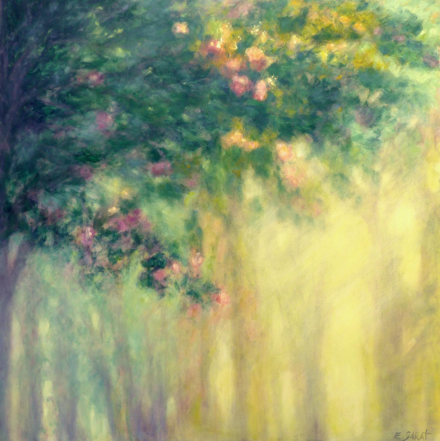 Dawn Light, Flowering Trees - Art by Elizabeth Garat