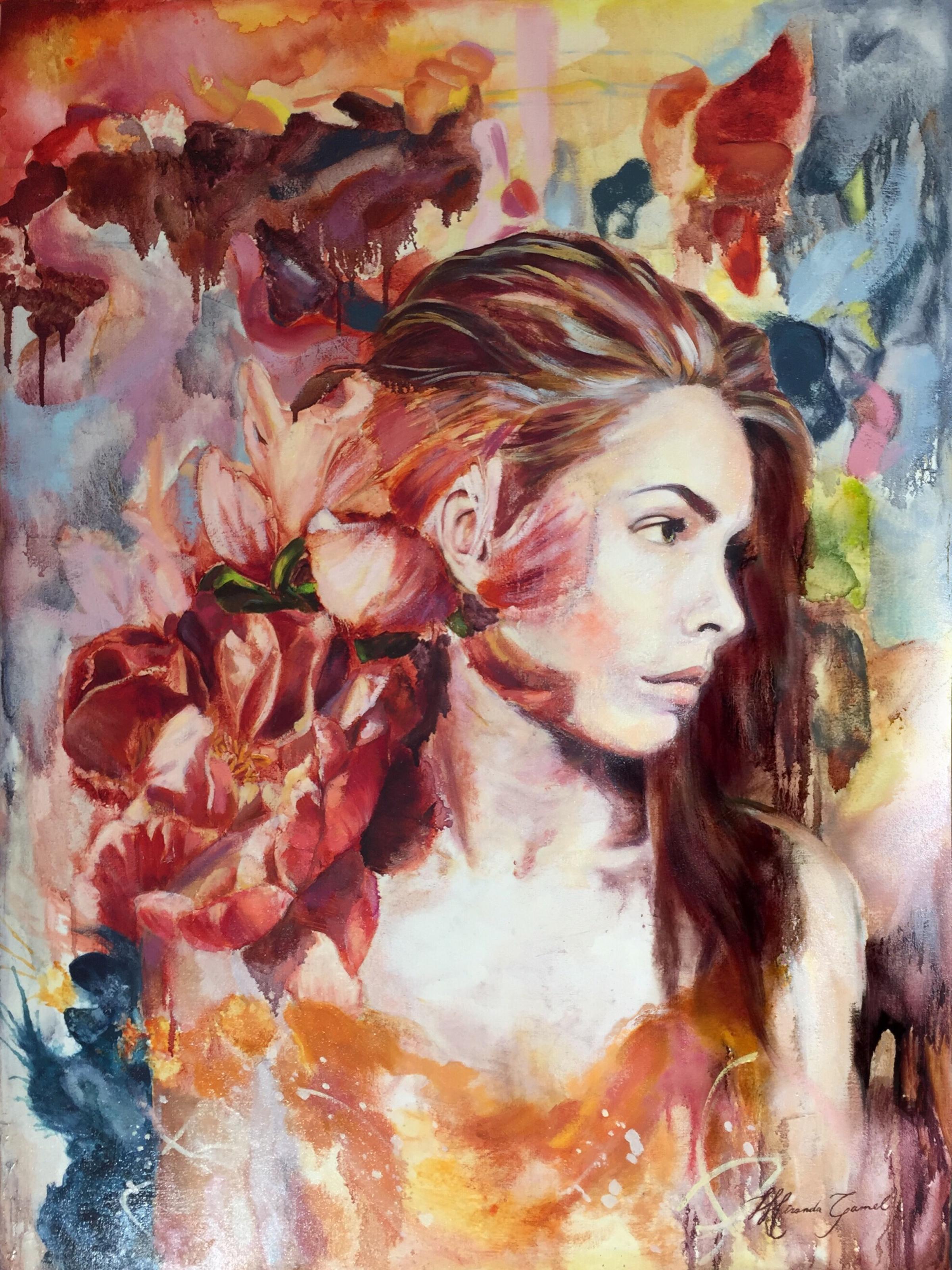 Miranda Gamel Portrait Painting - Warrior