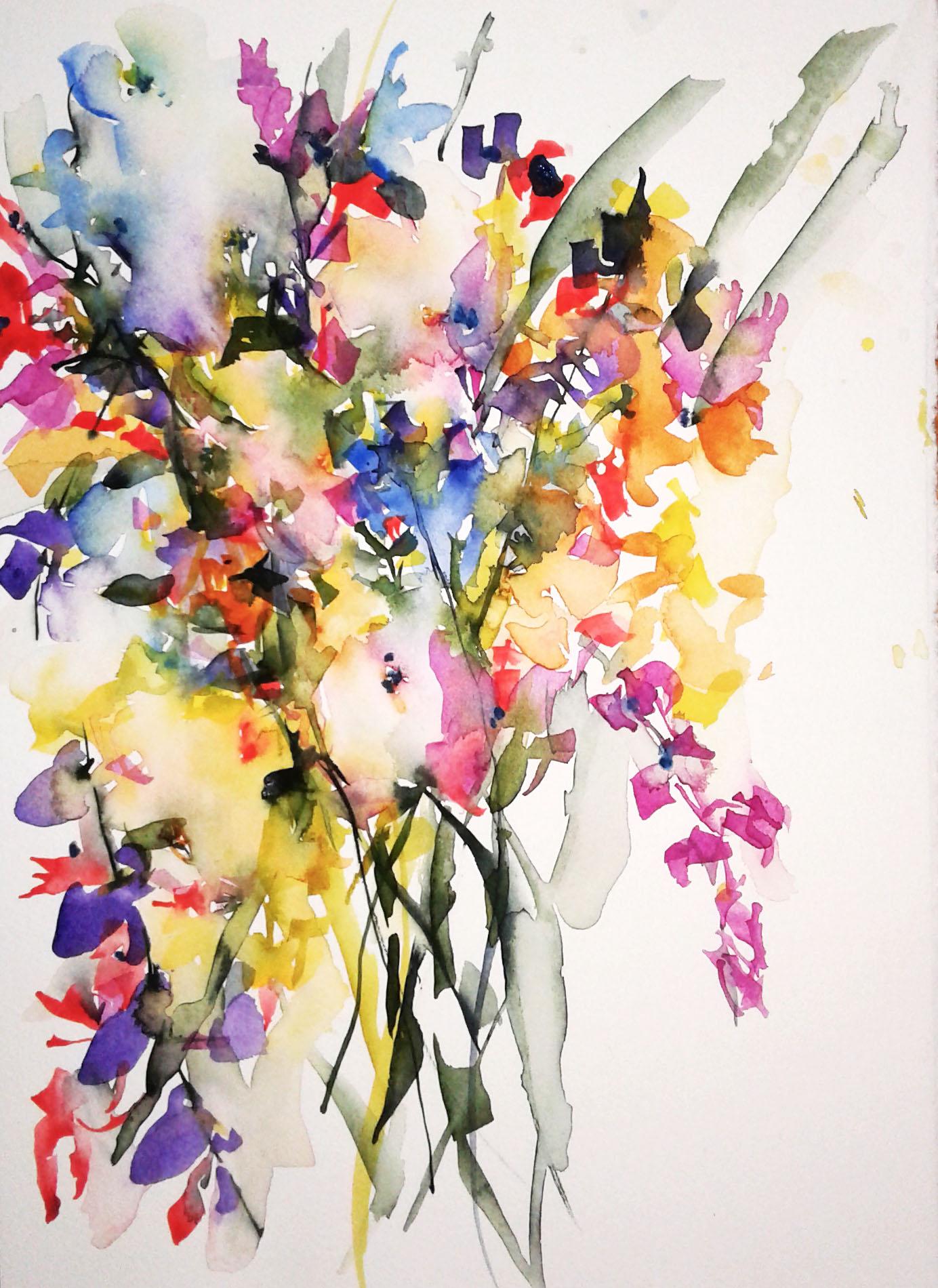 Spring Bouquet XIV - Art by Karin Johannesson