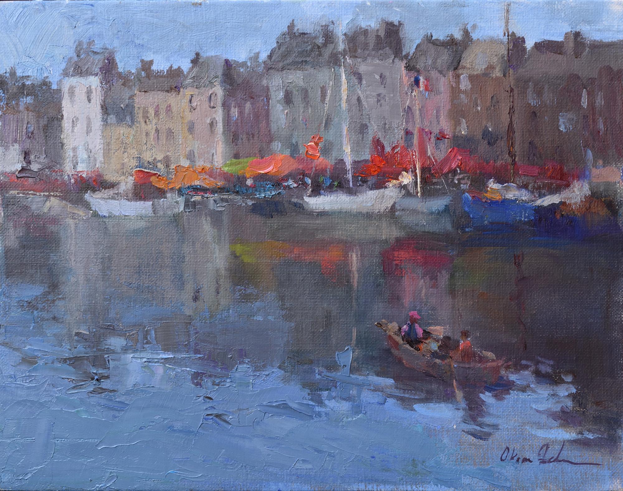 Oksana Johnson Interior Painting - In a Boat