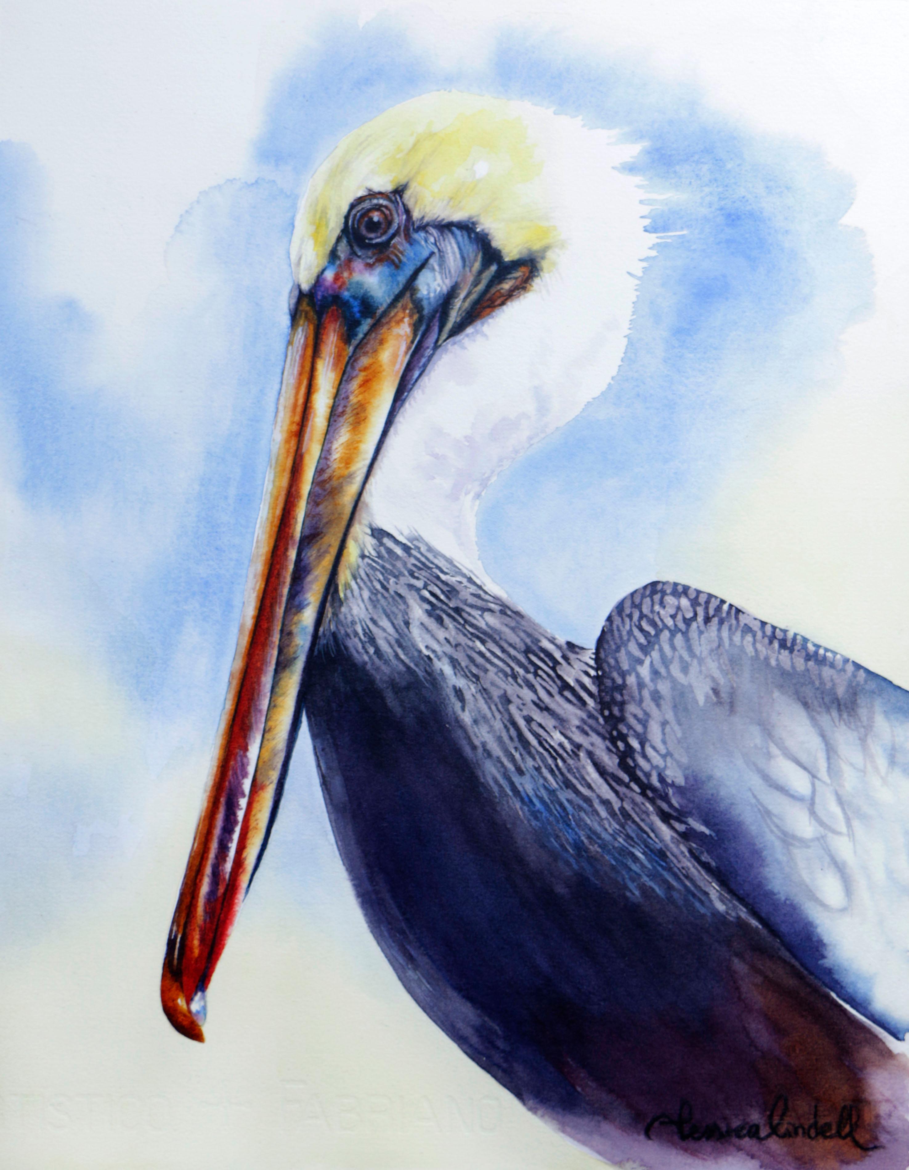 Jessica Lindell Abstract Drawing - Pelican