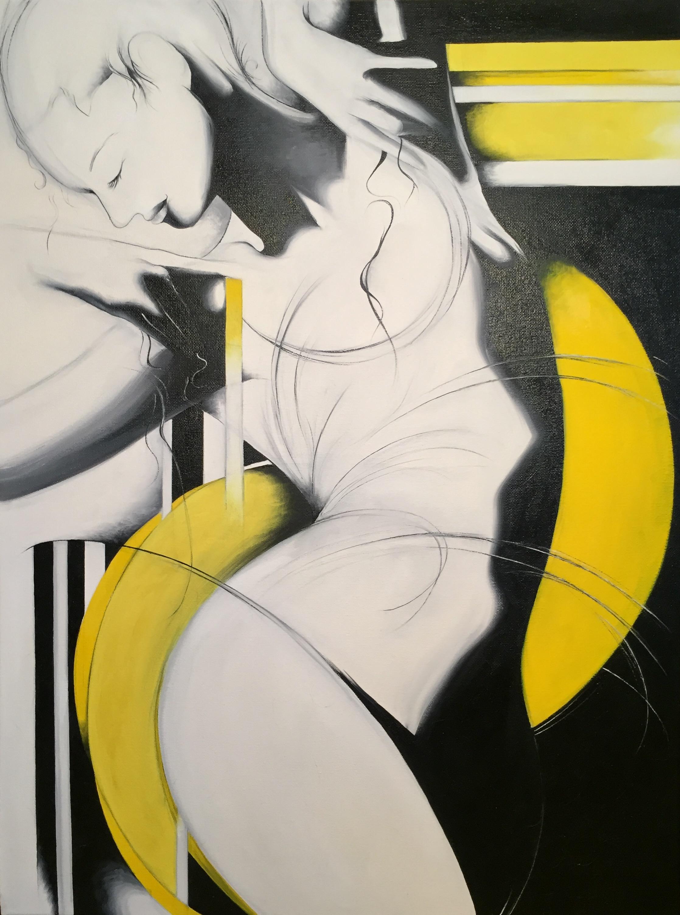 Sumner Crenshaw Figurative Painting - Dancer in Yellow