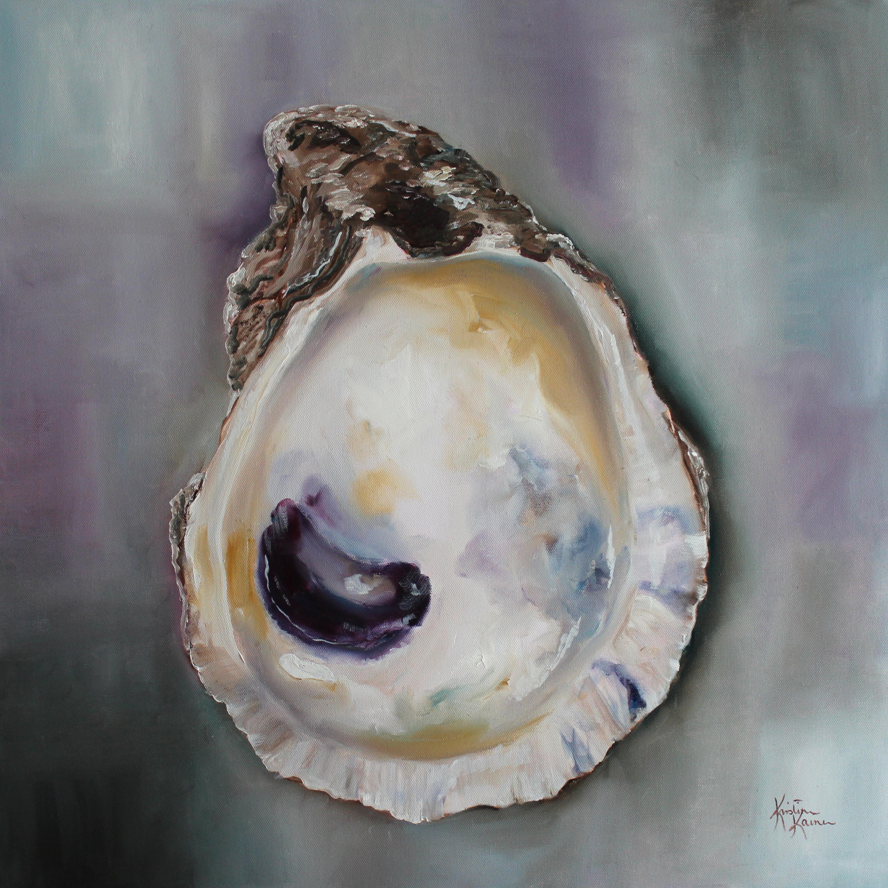 Still-Life Painting Kristine Kainer - Coquille d'huître de baie