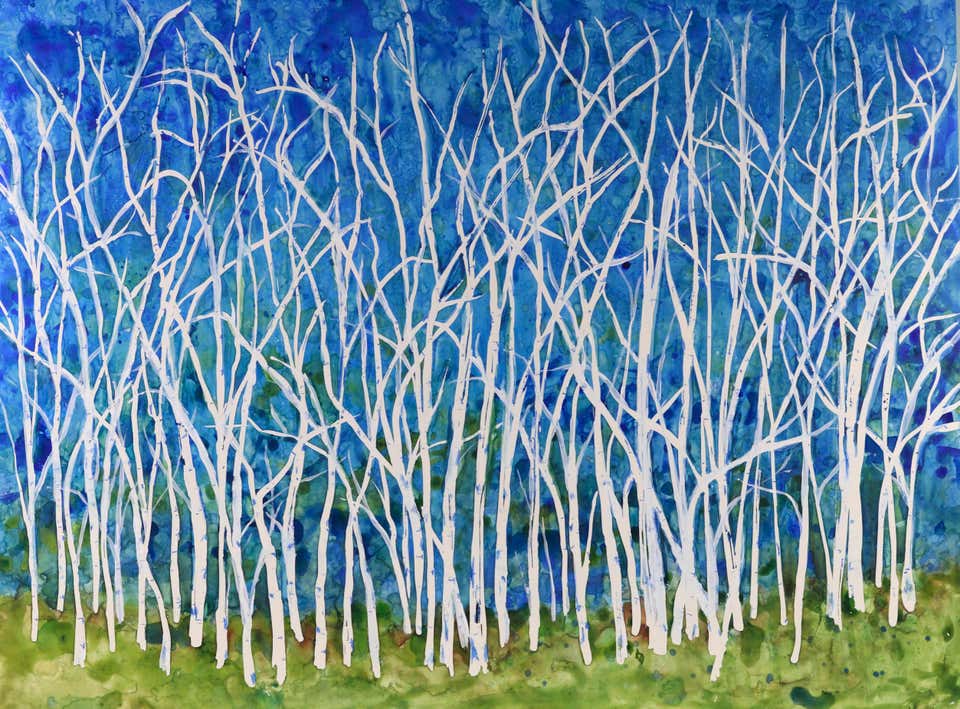 Download Tamara Gonda - Winter Song, Original Painting For Sale at ...