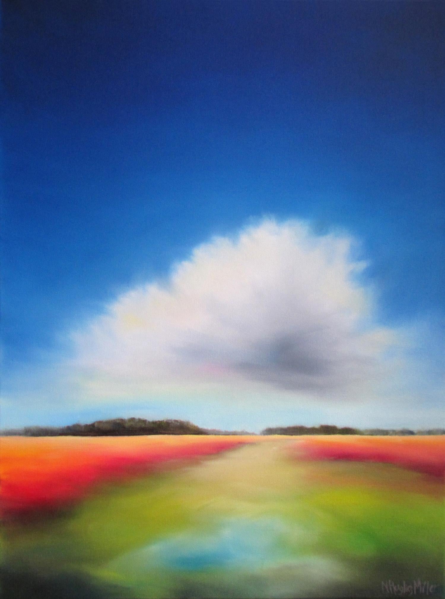 Cloud Over Field - Art by Nancy Hughes Miller