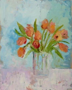 Mamma Mia Tulipani, Oil Painting