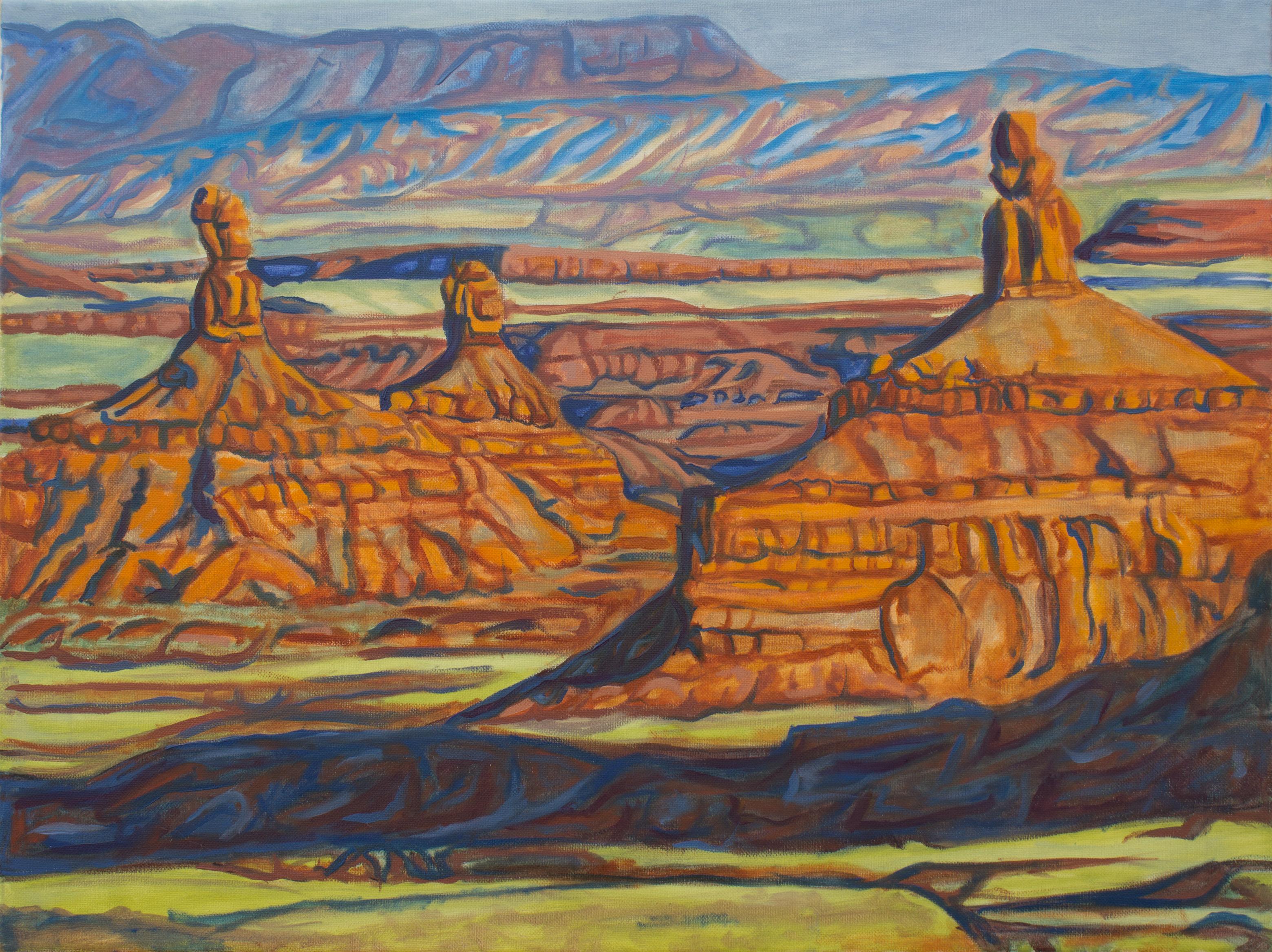 Evening in Valley of the Gods - Art by Crystal DiPietro