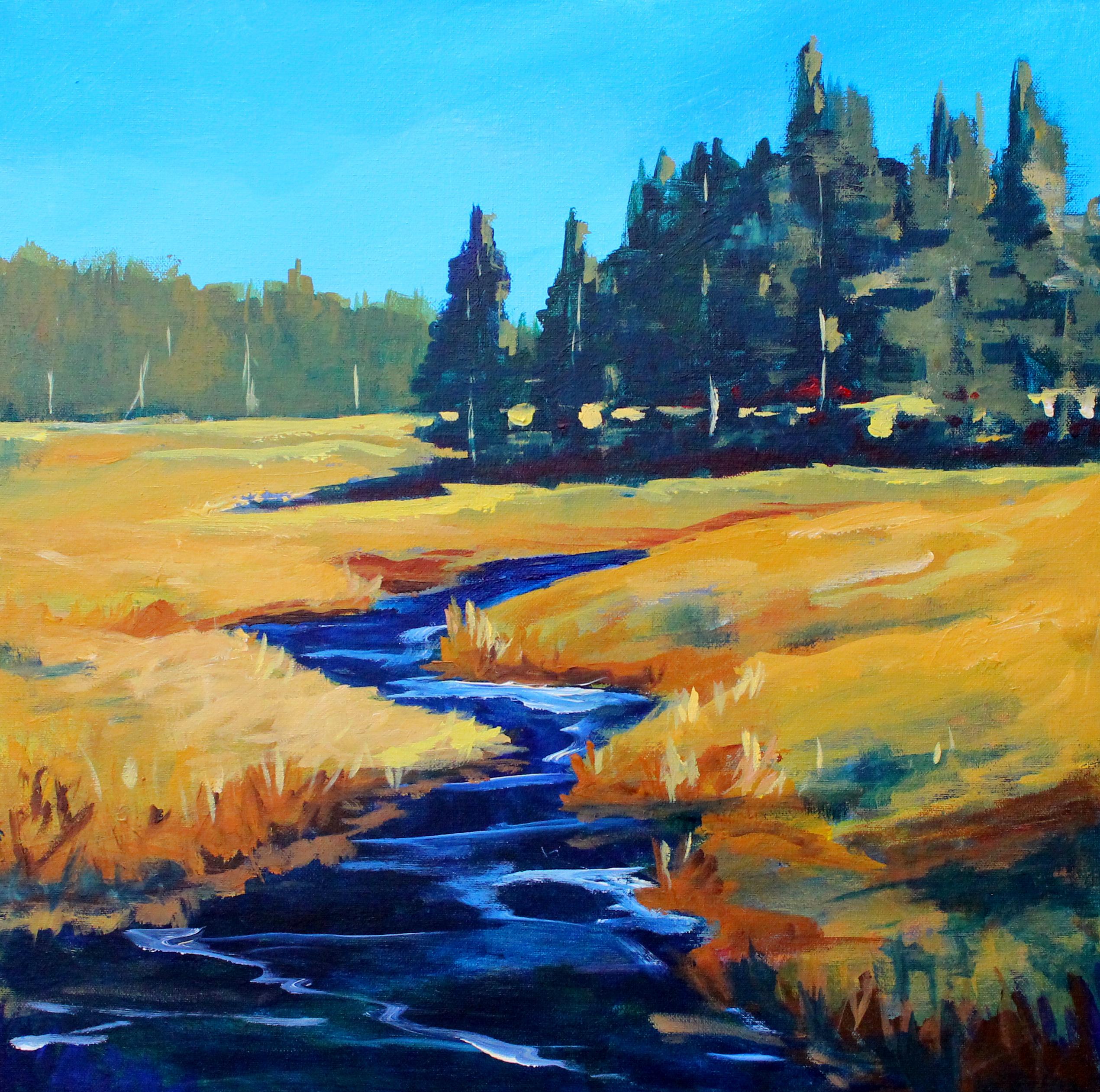 Western River - Art by Nancy Merkle