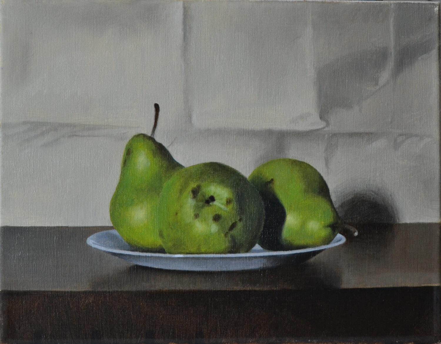 Christopher Garvey Still-Life Painting - Pears