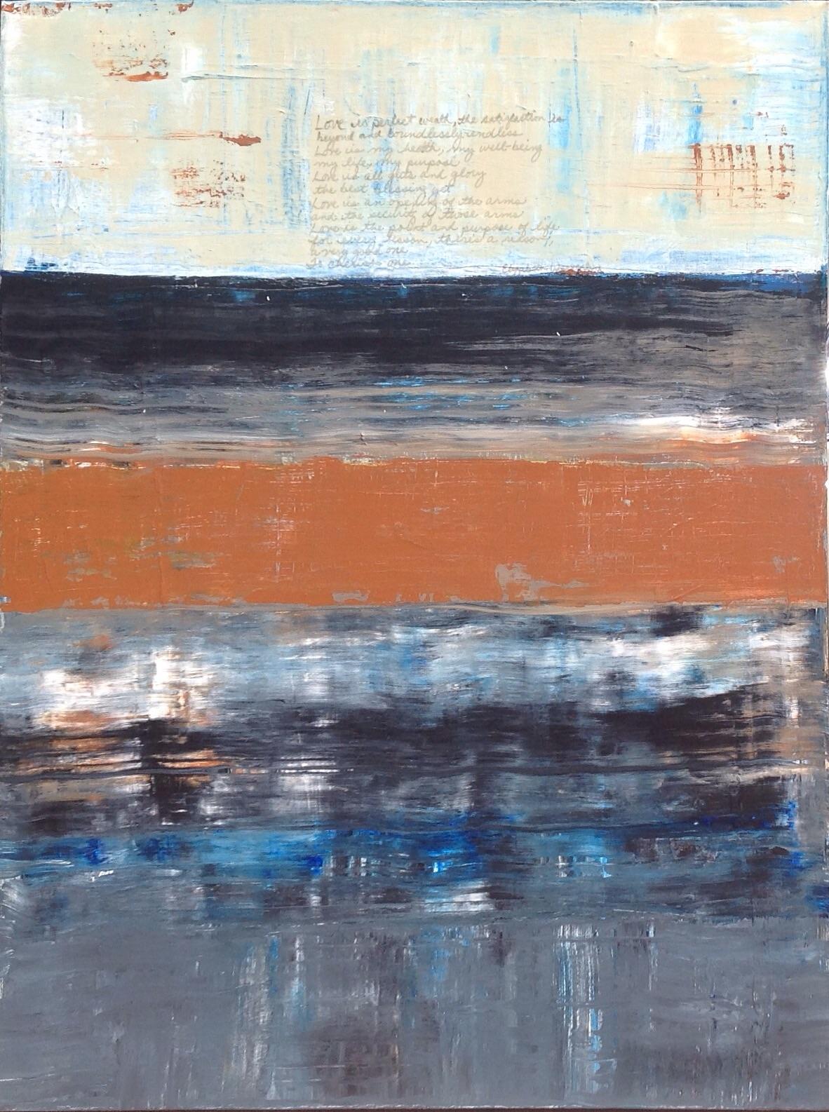 Julie Weaverling Abstract Painting - My Purpose