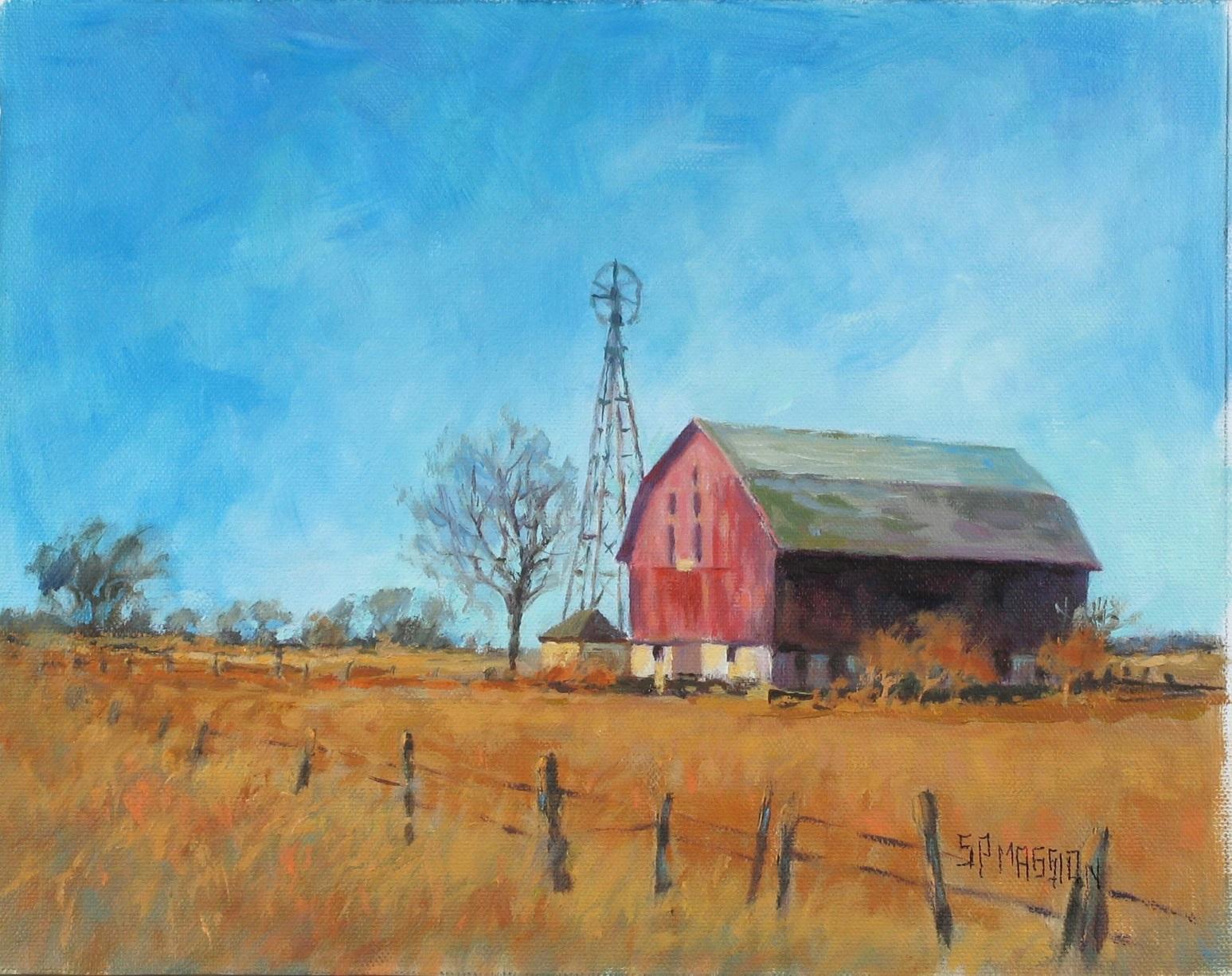Suzanne Massion Interior Painting - Windmill Barn