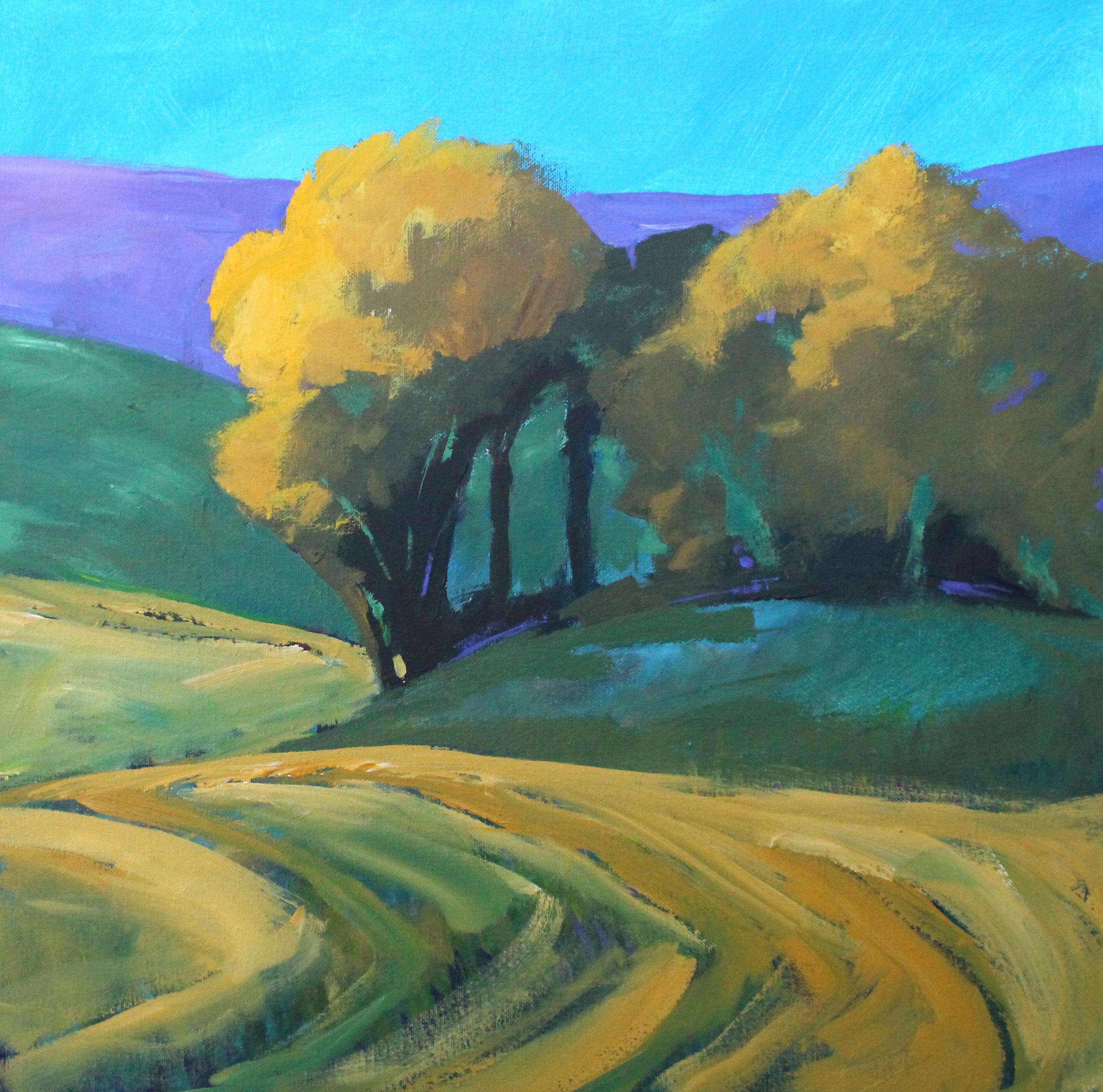 Nancy Merkle Landscape Painting - Summer Shade