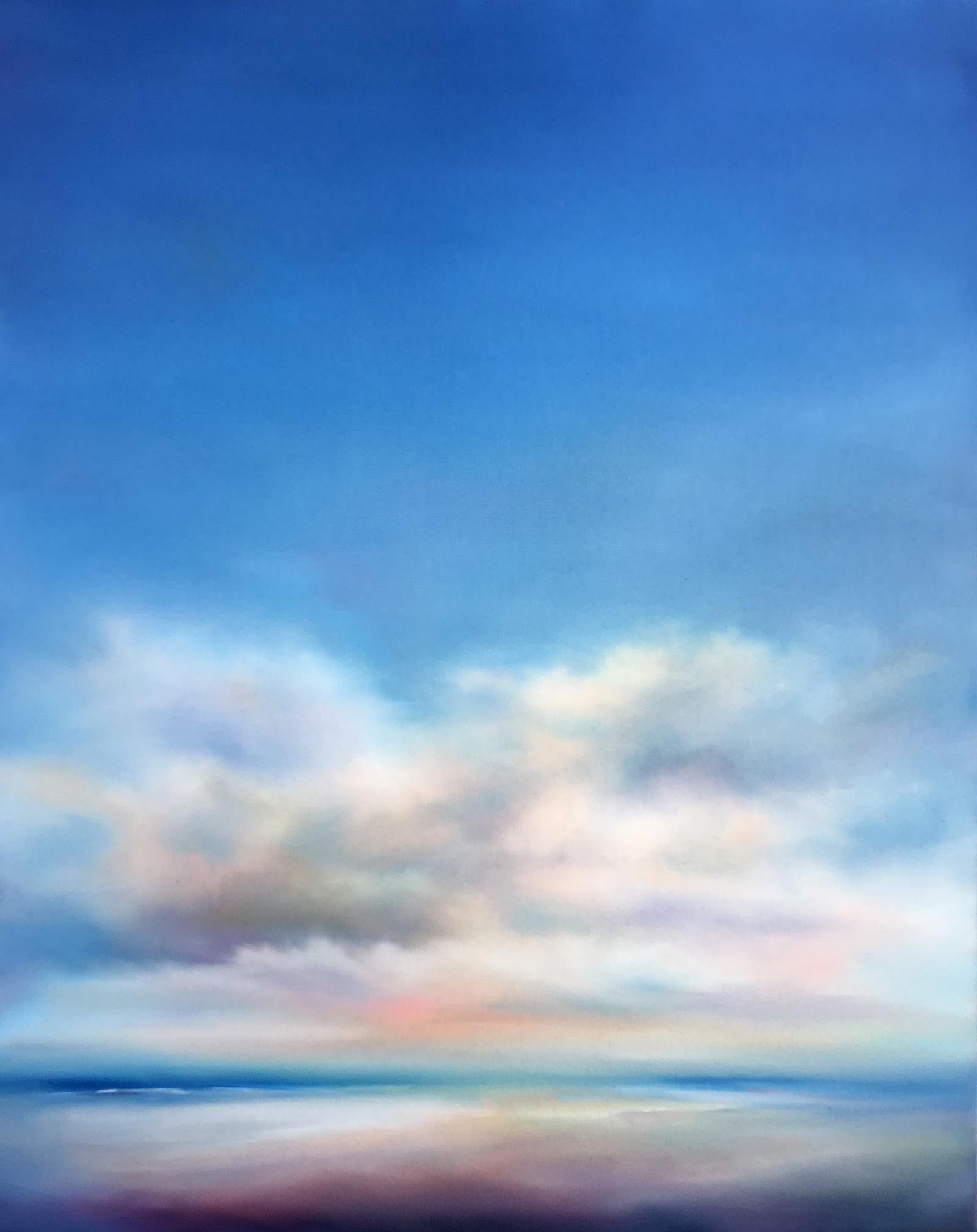 Morning Beach Clouds - Art by Nancy Hughes Miller