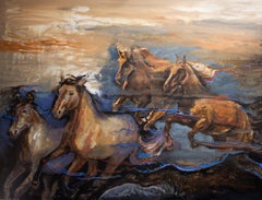 Horse Painting, Horses in My Dream 03