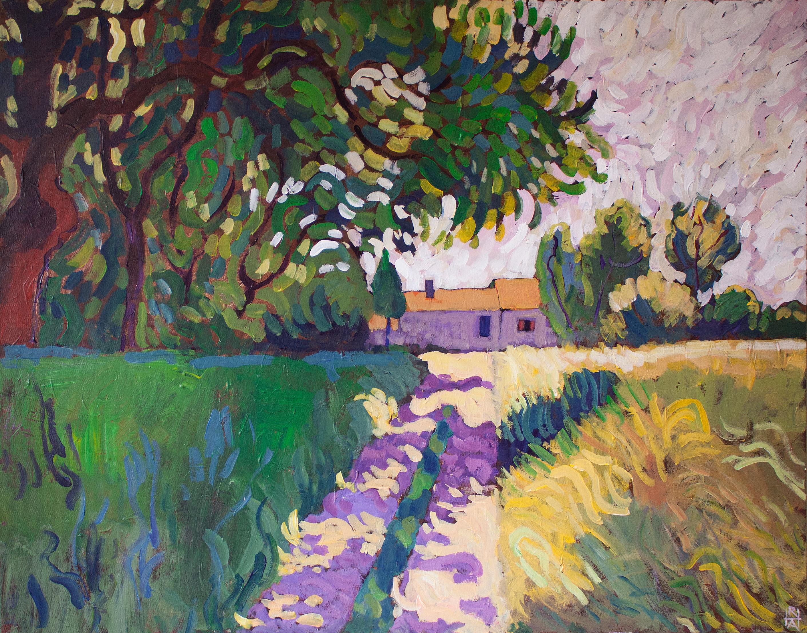 Robert Hofherr Landscape Painting - Summer Lane