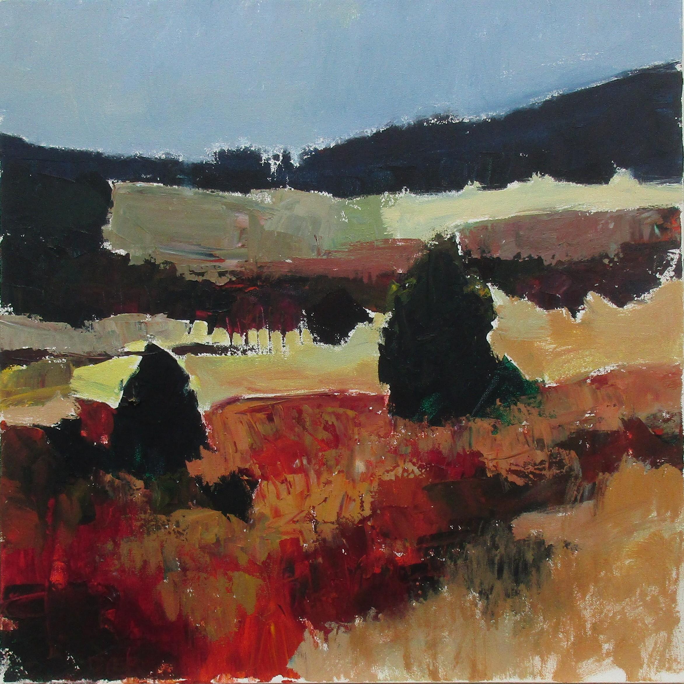 Autumn Meadow, Warwick - Art by Janet Dyer