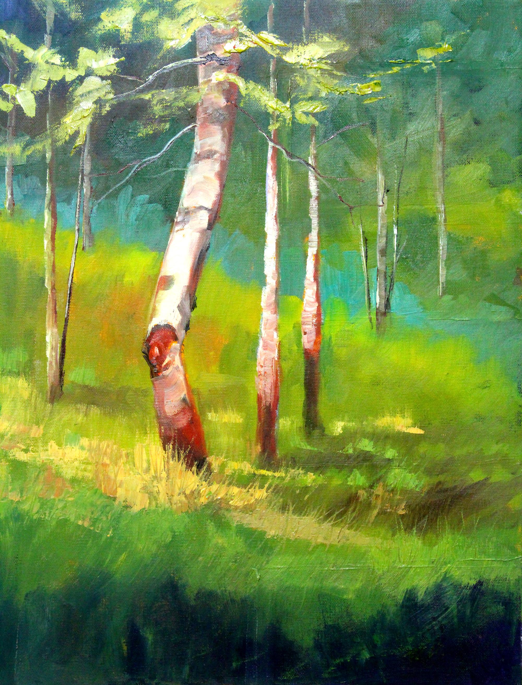 Summer Forest - Art by Nancy Merkle