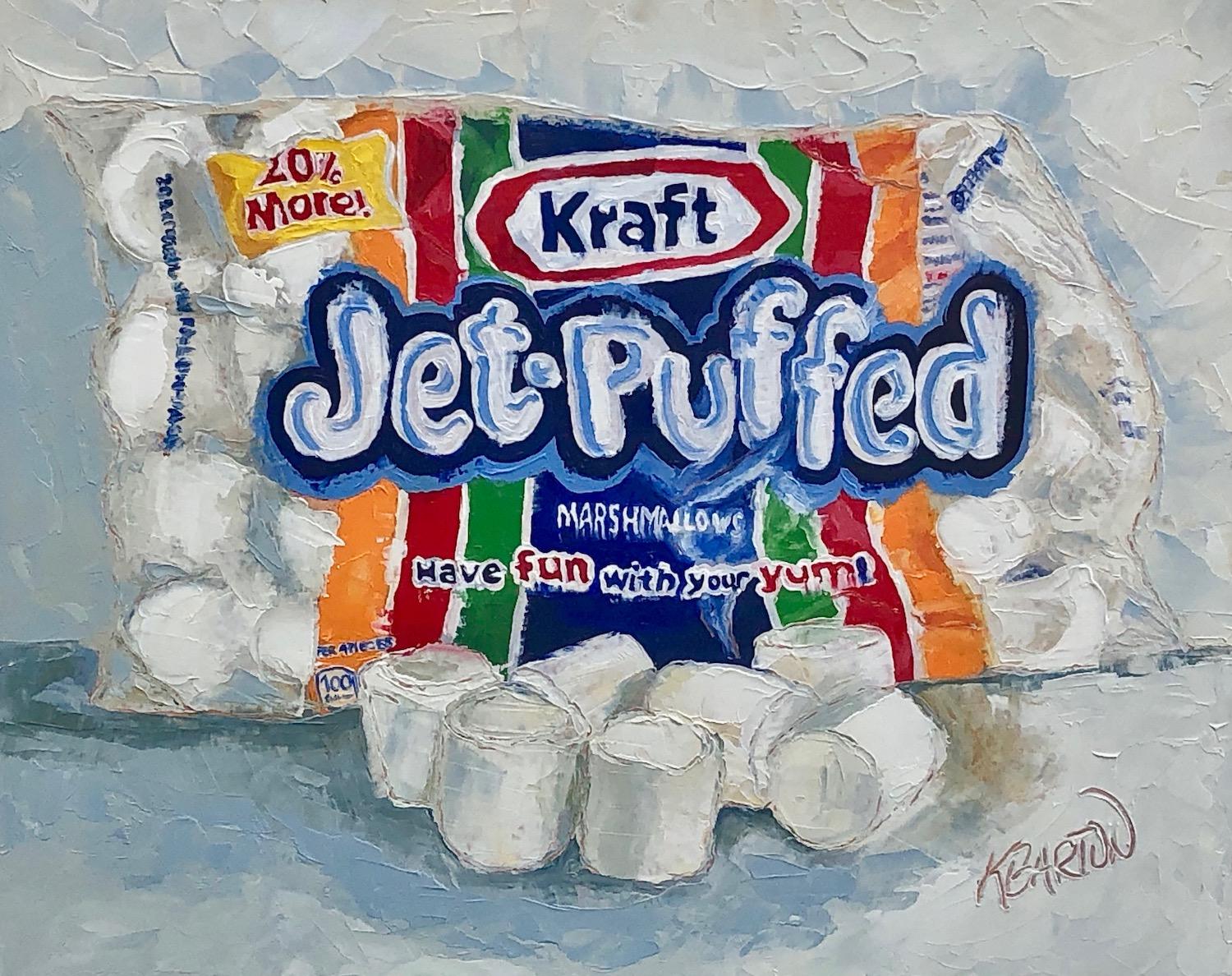 Karen Barton Still-Life Painting - Jet-Puffed