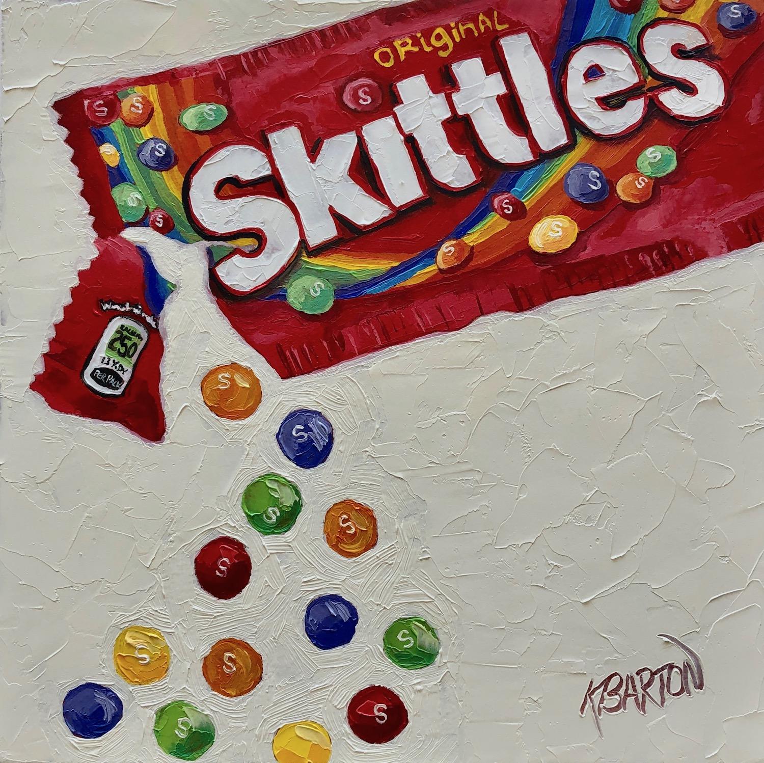 Skittles Delight, Oil Painting - Art by Karen Barton
