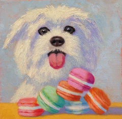 Macarons, Oil Painting