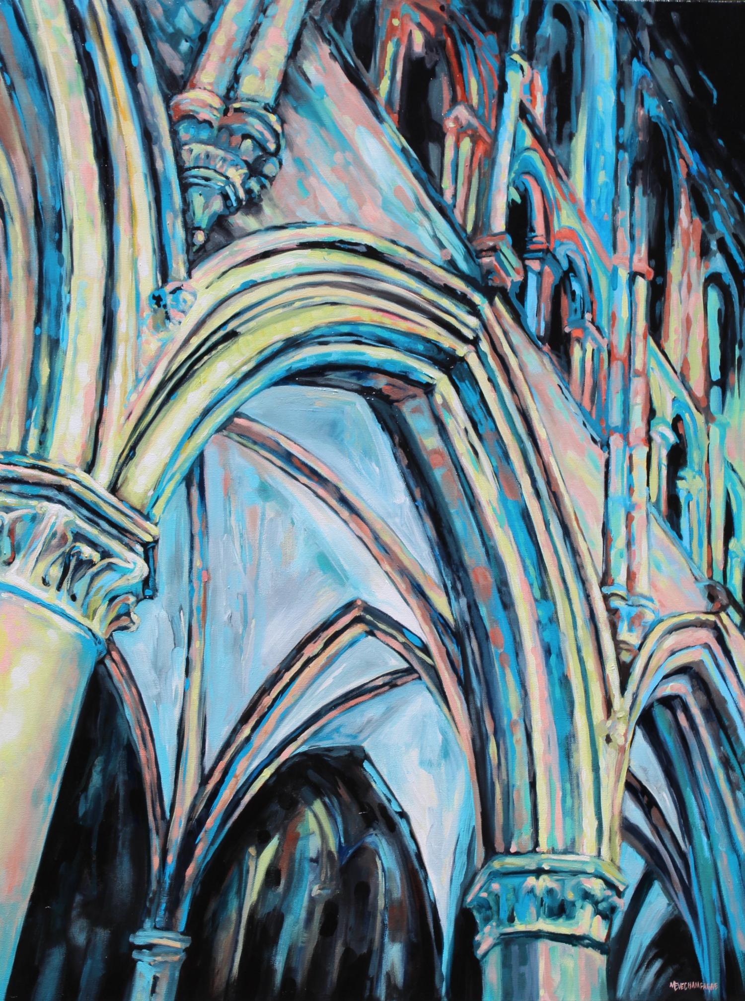 From Below - Arches and Arches, Original Painting