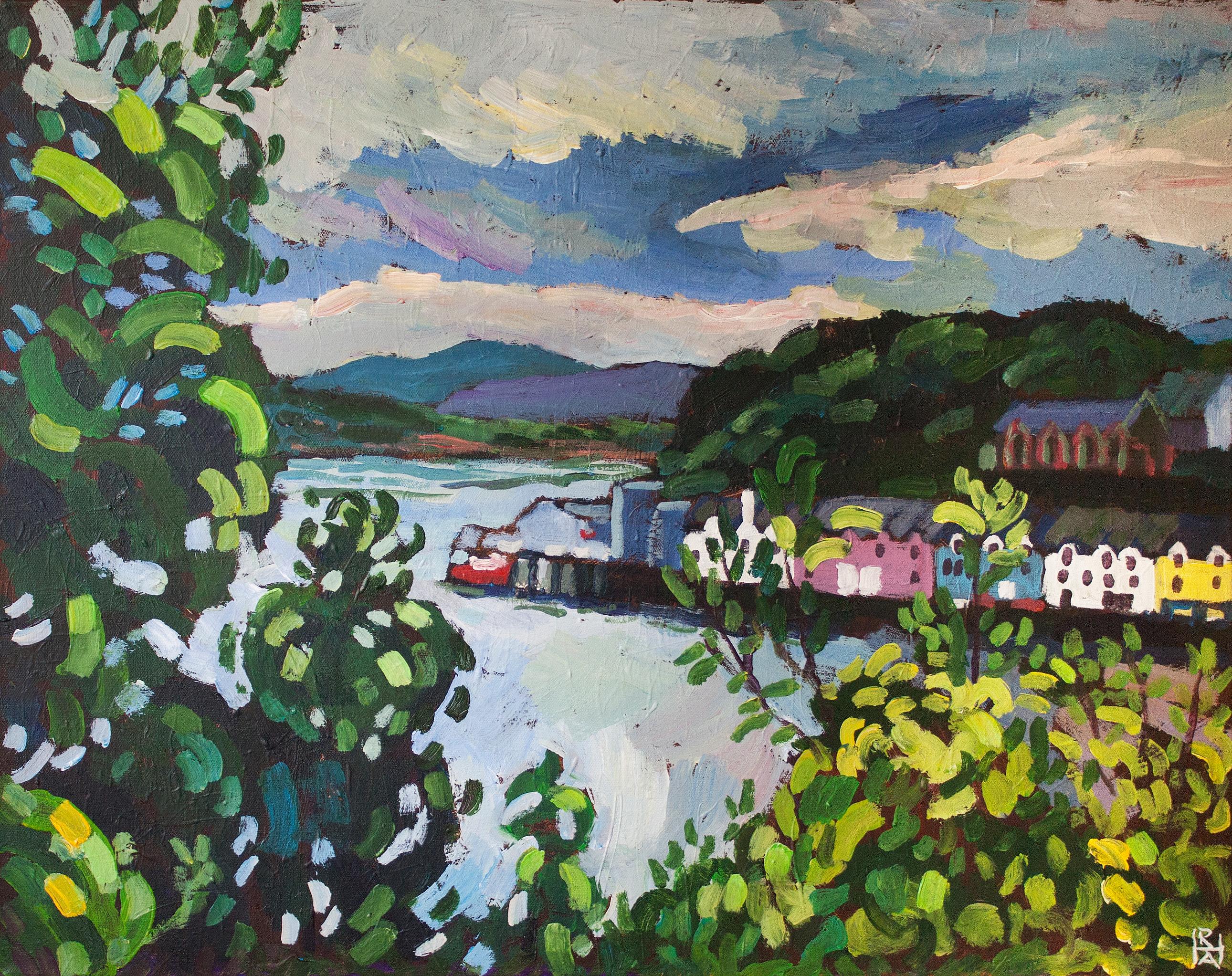 Portree Harbor, Isle of Skye, Original Painting