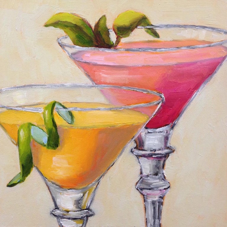 Pat Doherty - Happy Hour, Oil Painting at 1stDibs