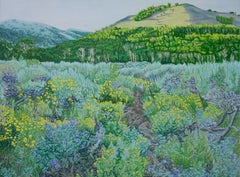 La mañana llega a la pradera, Pintura al óleo