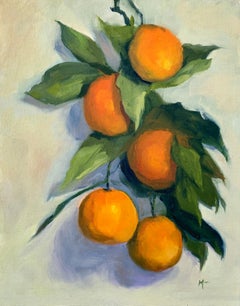 The Citrus Branch, Oil Painting