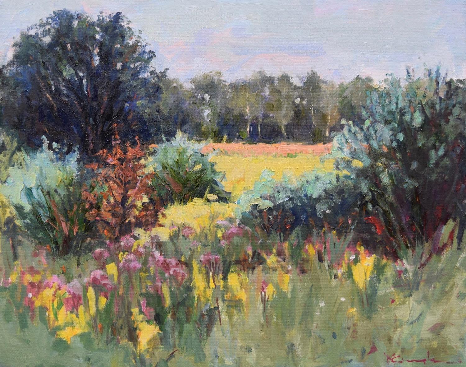 Field of Gold, Oil Painting