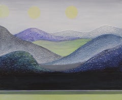 Moons over Mountains, Original Painting