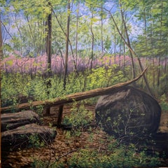 Spring on Little Round Top, Oil Painting