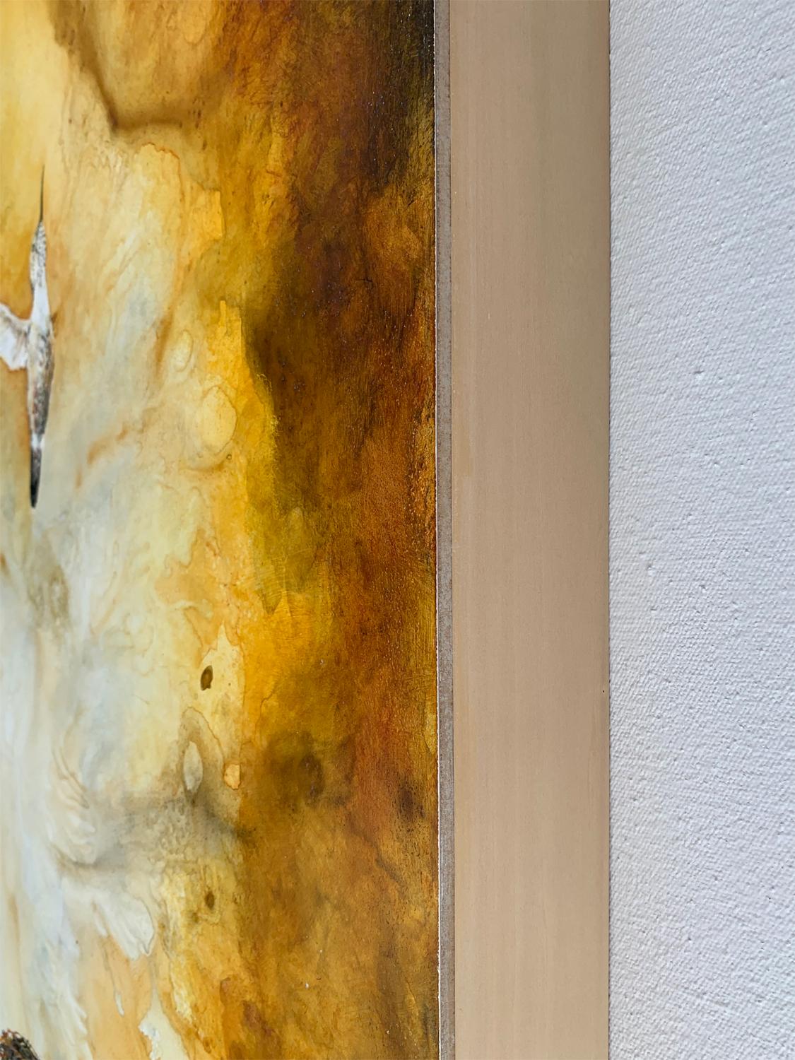 Animal Painting di Candice Eisenfeld - Con oro II, Pittura originale