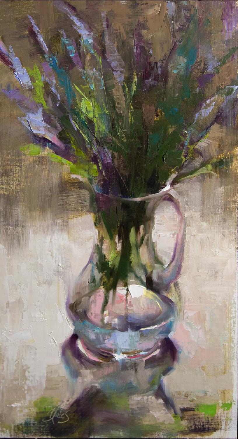 Essence of Lavender, Oil Painting - Art by Pamela Blaies