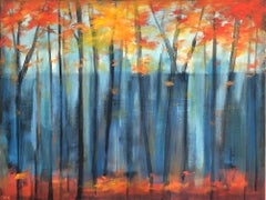 Une saison de couleurs:: peinture abstraite