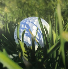 Hiding Golf Ball, Original Painting