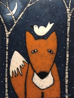 Blue Fox, Original Painting