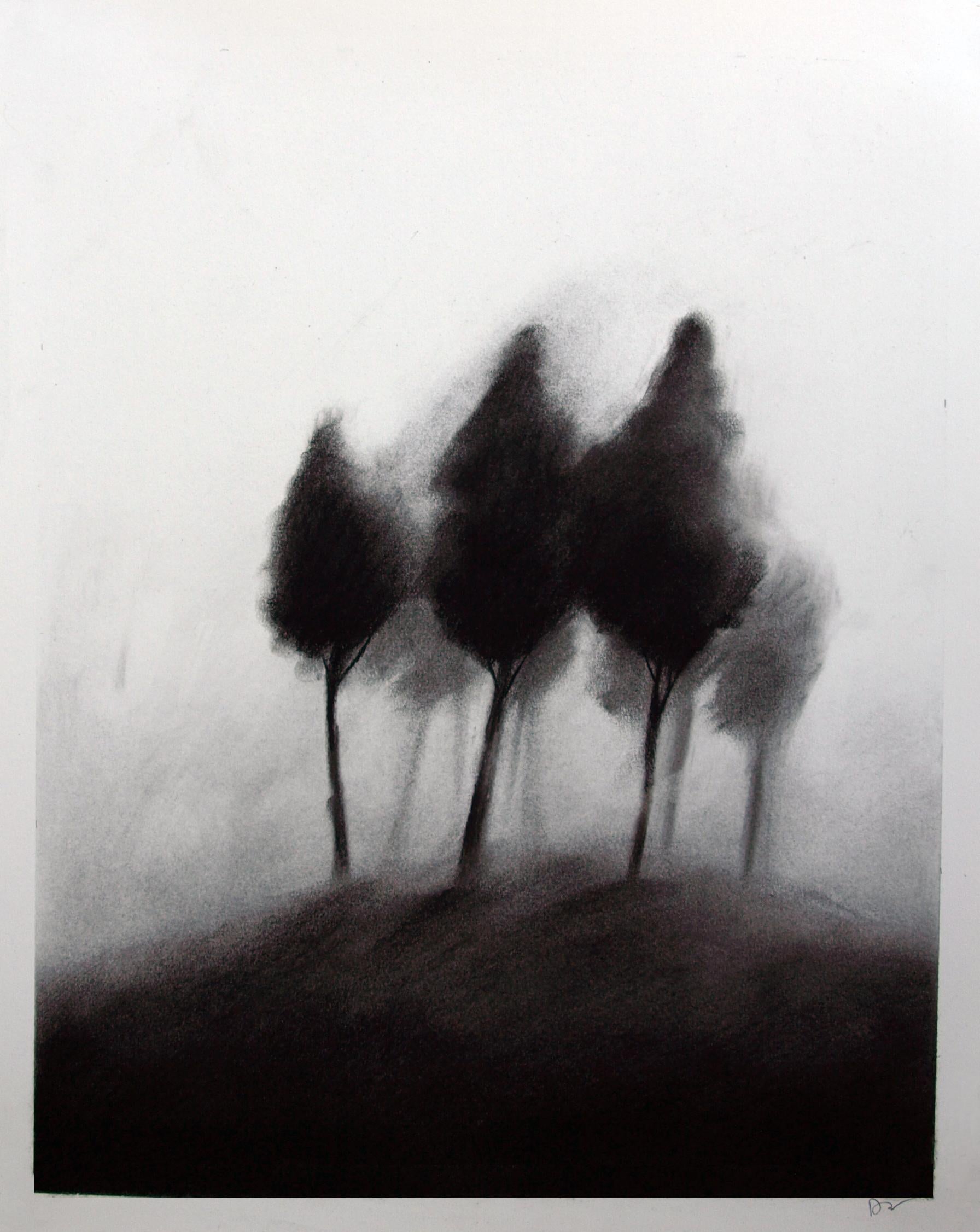 Drew McSherry Landscape Art - Trees, Original Painting