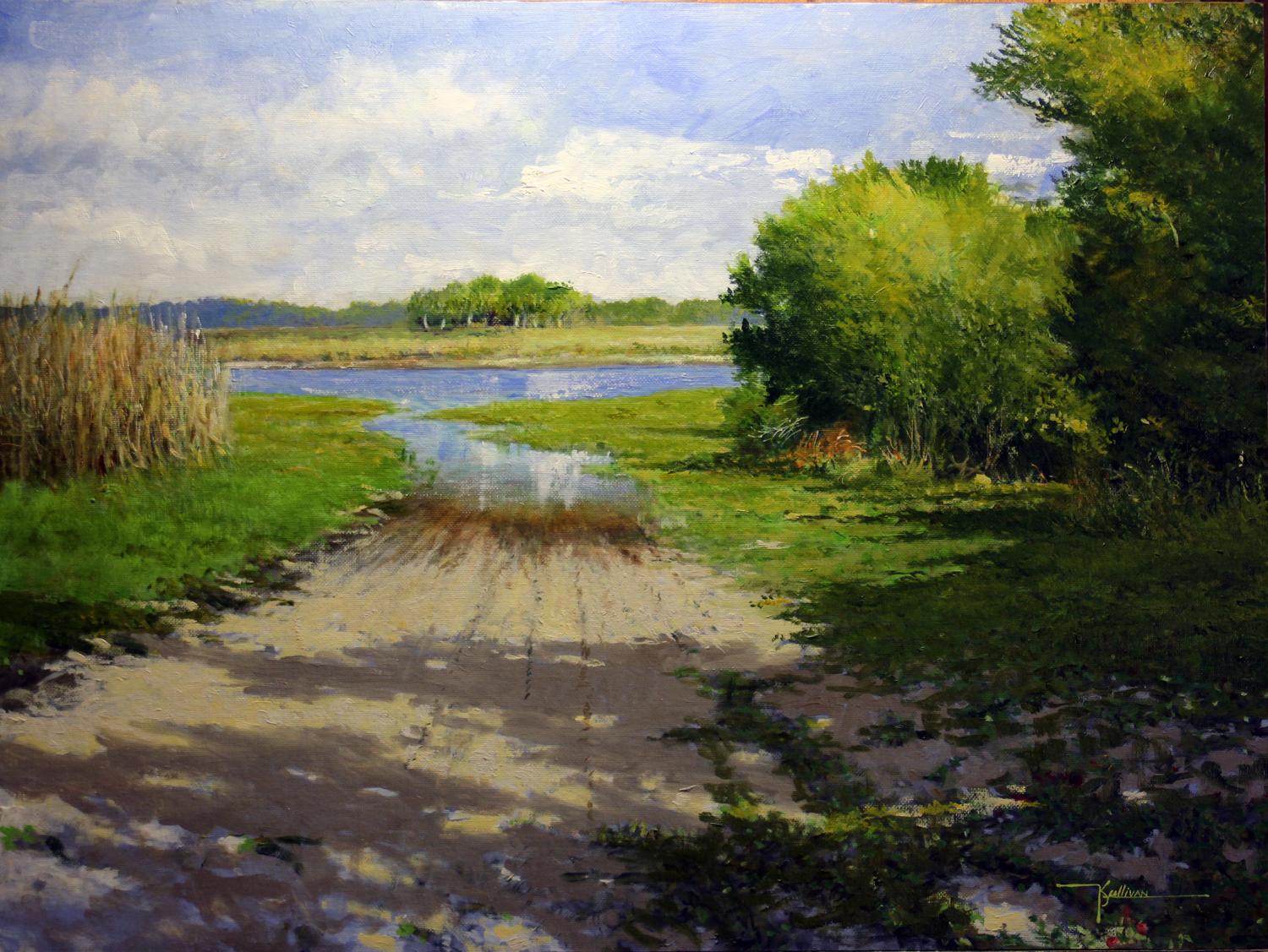 Lake Mullet, Oil Painting