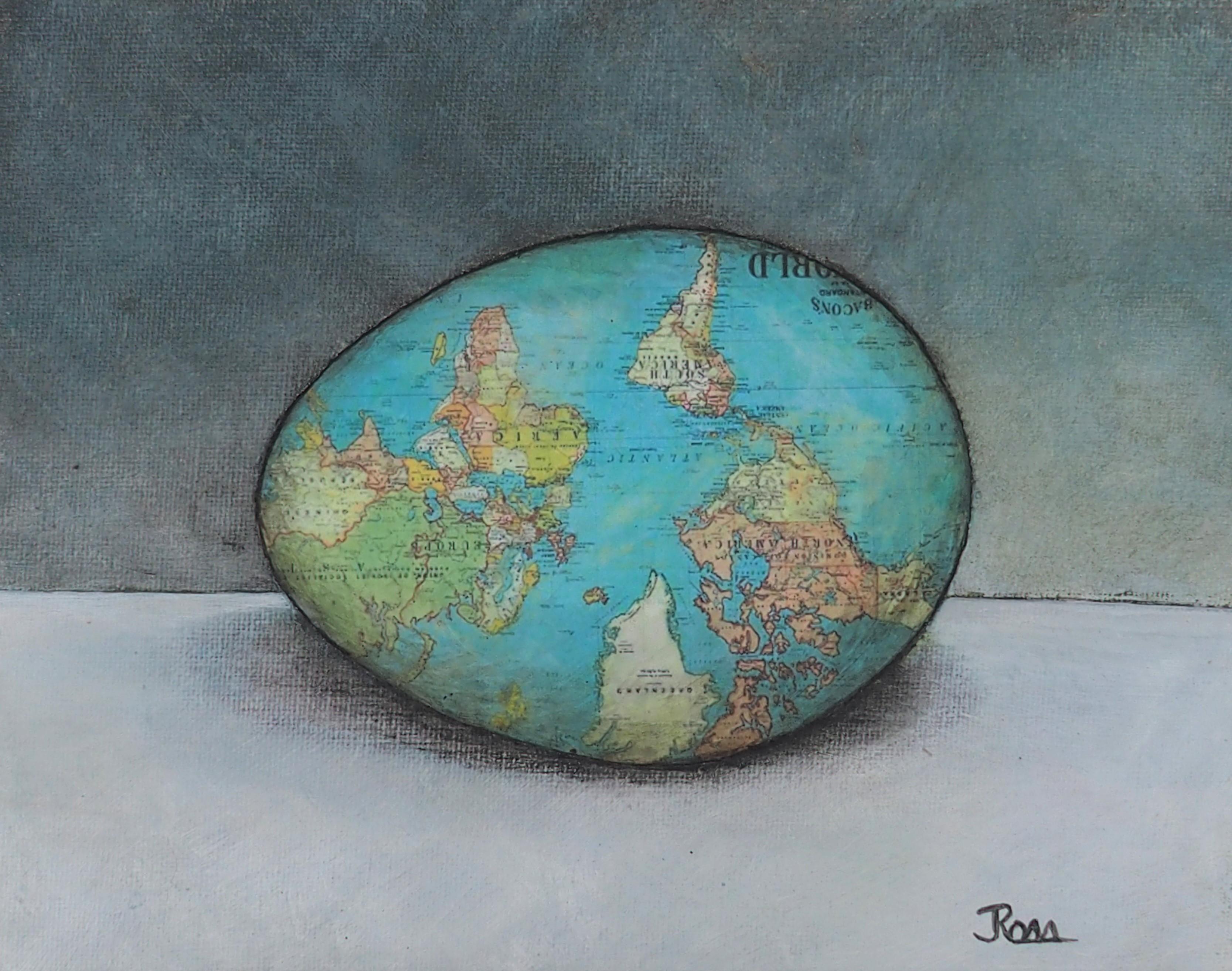 It's Not the End of the World #2, Original Painting - Mixed Media Art by Jennifer Ross