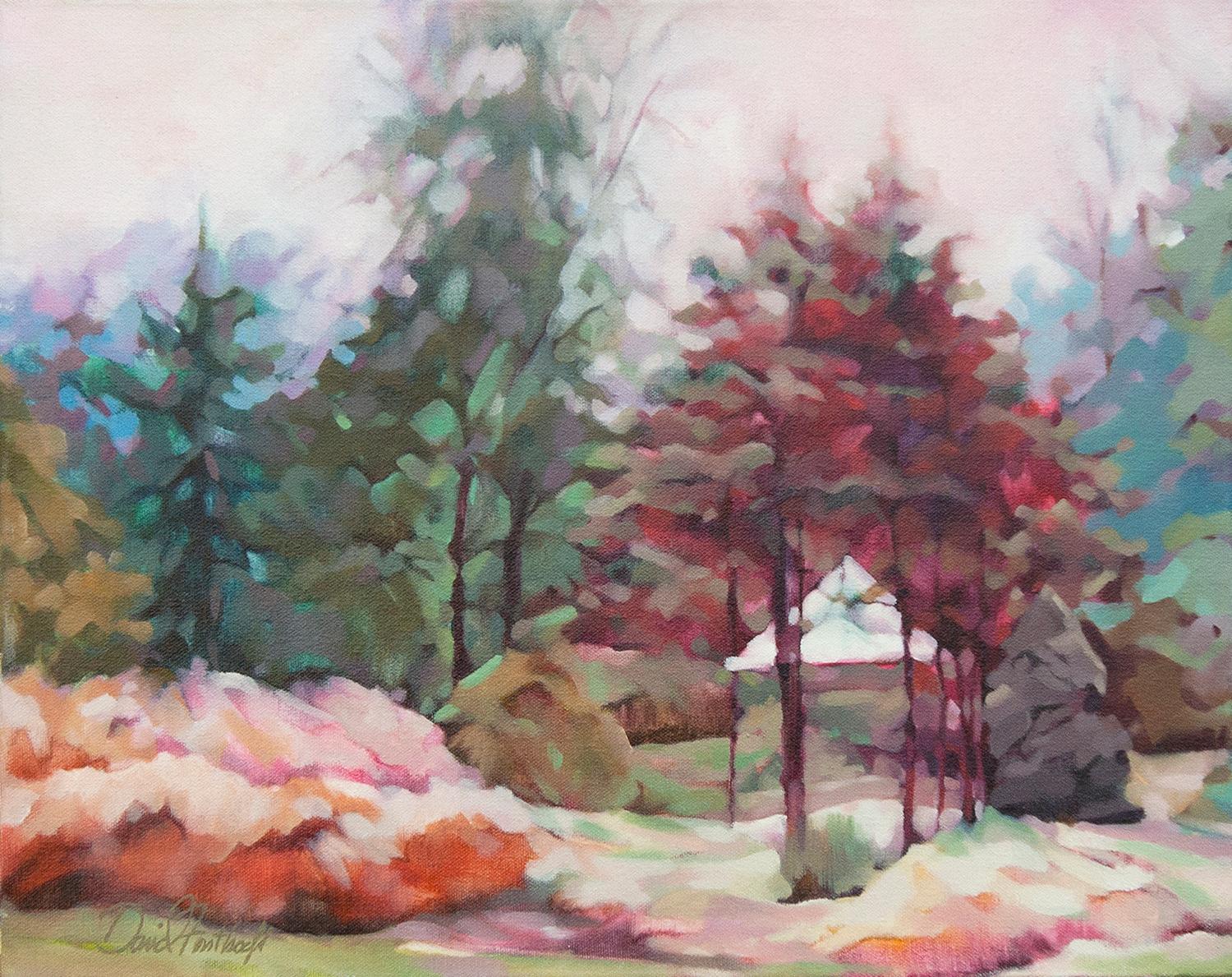 David Forsthoefel Landscape Painting - Everything in Its Own Time, Oil Painting