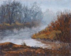 The Quiet of the River Fog, Original Painting