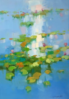 Lilies Pond, Oil Painting
